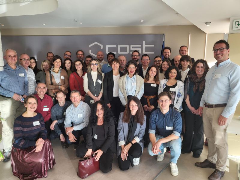 Members of the international vocal biomarker community gathered at an eVoiceNet meeting