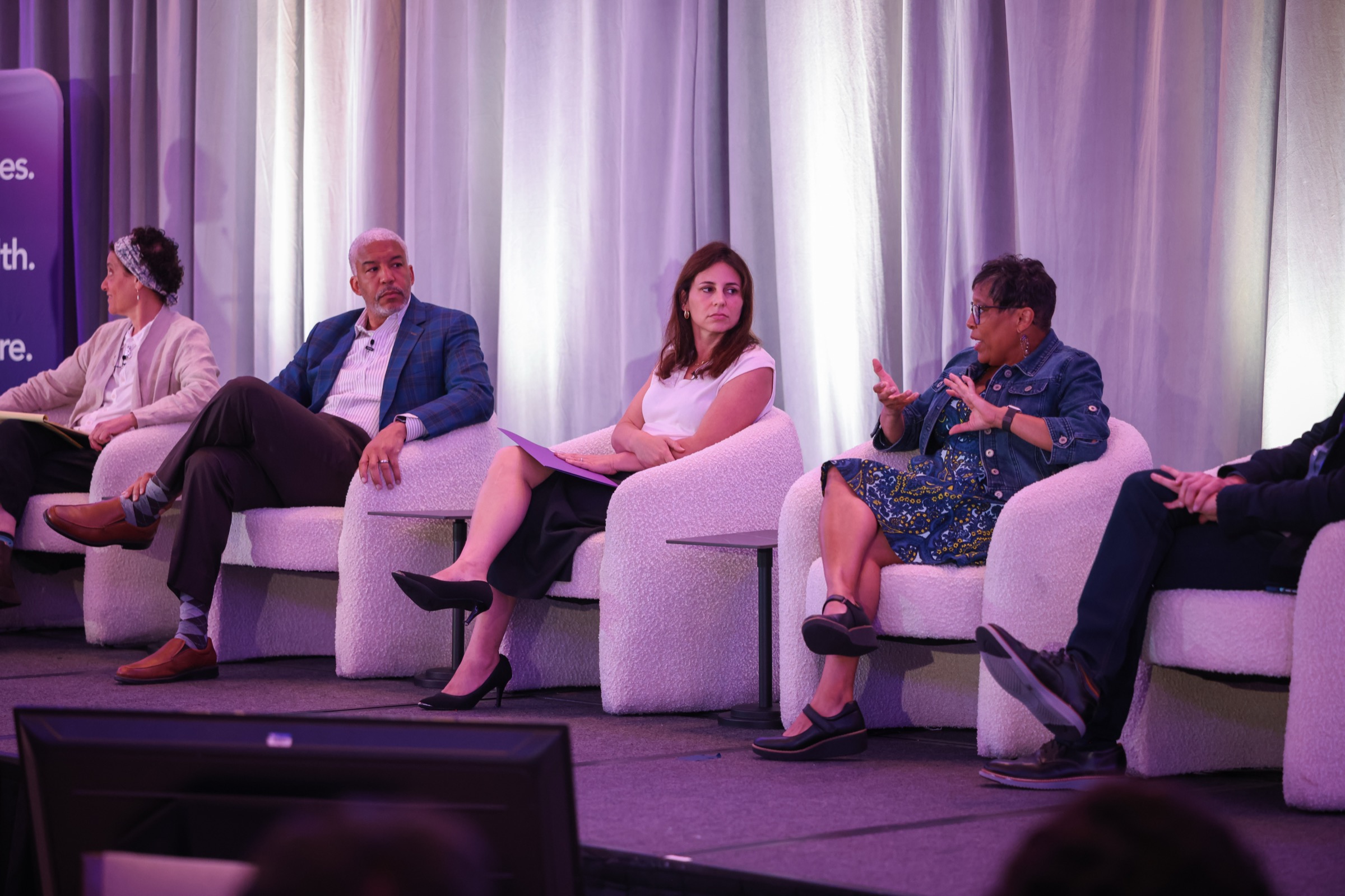 Voice AI Symposium experts speaking on a panel